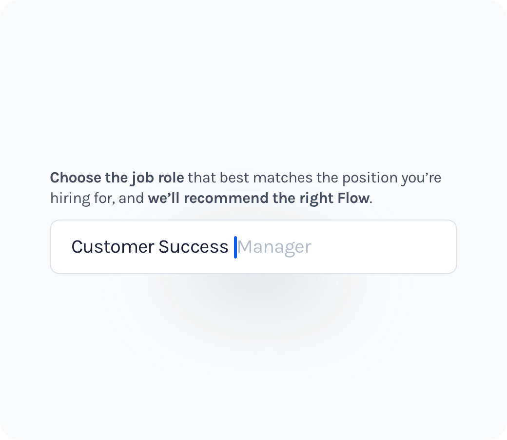 Job role matching