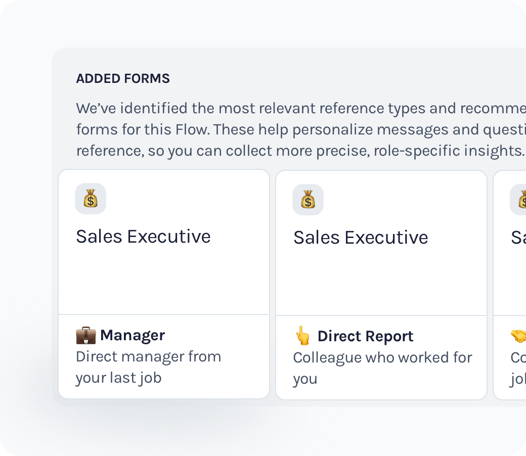 Suggested reference templates